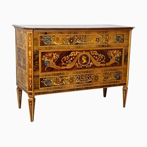 20th Century Italian Marquetry Commode in the Style of G. Maggiolini, Italy, 1930s