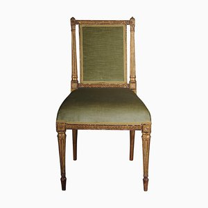 Louis XVI Classicism Gilt Beech Chair, 1790s