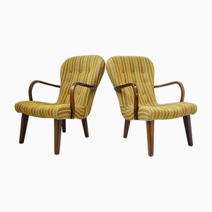 Danish Armchairs in the Style of Philip Arctander, 1940s, Set of 2
