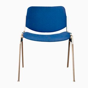 Blue DSC Dining Chair by Giancarlo Piretti for Castelli Anonima Castelli