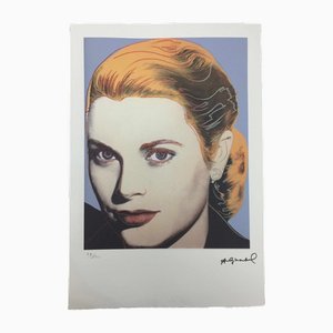 After Andy Warhol, Grace Kelly Portrait, Screen Print, 1990s