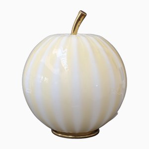 Italian Melon Shaped Globe Lamp, 1960s