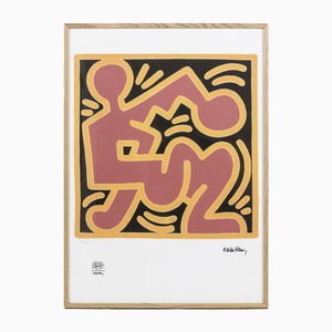 Keith Haring, Composition Figurative, Lithographie, 1990s