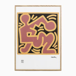 Keith Haring, Composizione figurativa, Litografia, anni '90