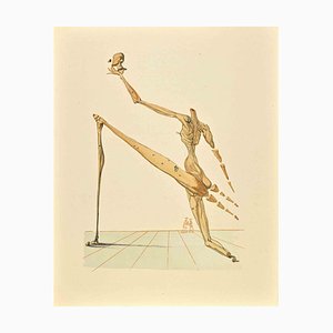 Salvador Dali, La Divina Comedia: Los Alquimistas, Grabado en madera, 1963
