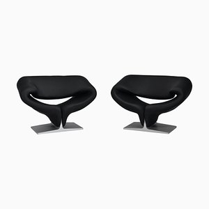 Mid-Century Ribbon Chairs by Pierre Paulin for Artifort, 1960s, Set of 2