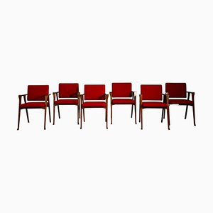Luisa Chairs by Franco Albini for Poggi, 1950, Set of 6