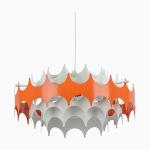 Sputnik Metal Pendant Light attributed to Doria, Germany, 1960s