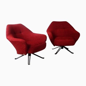 Set of P32 Armchairs by Osvaldo Borsani for Tecno, 1950s