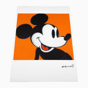 Andy Warhol, Mickey Mouse (Orange Edition), 1980s, Lithograph