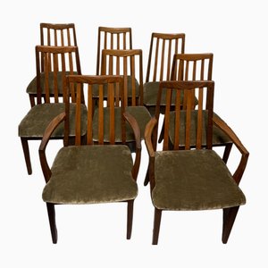 Dining Chairs by Victor Wilkins for G-Plan, 1970s, Set of 8