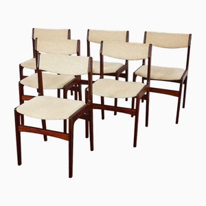 Mid-Century Rosewood Dining Chairs by Erik Buch for Anderstrup Møbelfabrik, Denmark, 1960s, Set of 6