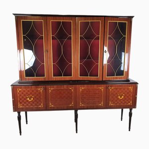 Showcase Sideboard with Brass Details, 1950s