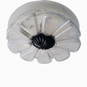 Mid-Century Modernist Frosted Glass Ceiling Lamp, 1960s