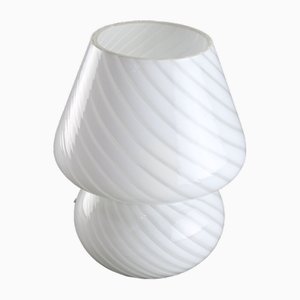 Petite Lampe de Bureau Swirl Vintage en Verre de Murano, 1970s