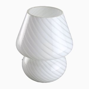 Small Vintage Swirl Table Lamp in Murano Glass, 1970s