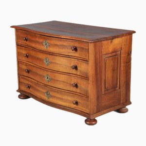 Antique Biedermeier Cherry Commode with 6 Drawers, 1830s