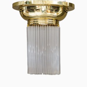 Ceiling Lamp with Glass Sticks, 1920s