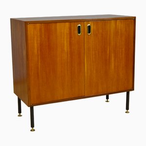Teak and Brass Sideboard, Italy, 1960s