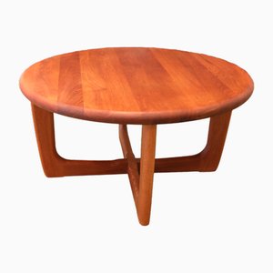 Round Coffee Table in Teak by E. W. Bach, 1960s