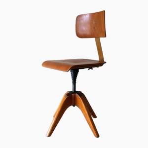 Mid-Century Adjustable Revolving Desk Chair