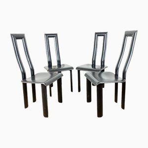 Regia Chairs by Antonello Mosca for Ycami Collection, 1980s, Set of 4