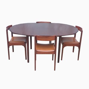 Extendable Dining Table and Chairs by Dino Cavalli for Tredici, 1970s, Set of 6
