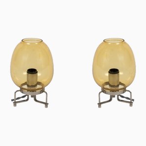 Petites Lampes de Bureau, Italie, 1950s, Set de 2