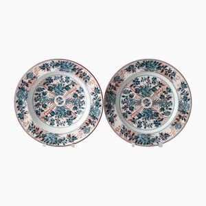 Antique English Ceramic Plates from Wedgwood, Set of 2