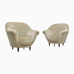Mid-Century Lounge Chairs by Federico Munari, 1950s, Set of 2