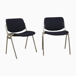 Vintage DSC 106 Chairs by Giancarlo Piretti for Anonima Casteli, 1965, Set of 2