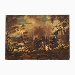 Battle Scene, 1750, Oil on Canvas