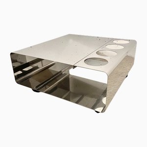 Bar Table in Stainless Steel from Kappa, 1970