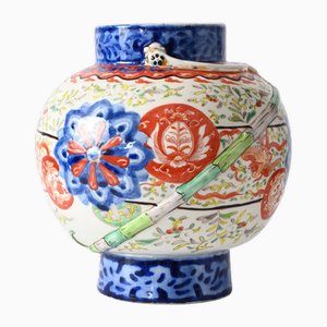 Antique Japanese Imari Porcelain Vase, 1890s