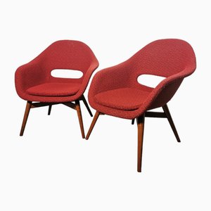 Set of Shell Armchairs by Miroslav Navratil, 1960s