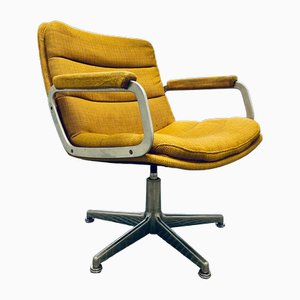 Vintage Mustard Executive Chair by Geoffrey Harcourt for Artifort