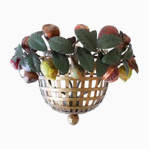 Cesto da frutta Mid-Century moderno di Lucienne Monique, Italia, anni '60