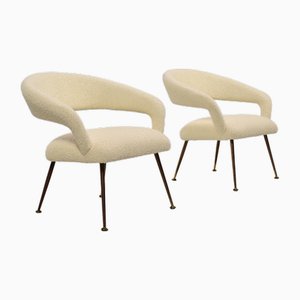 Set of Italian DU 55 Armchairs by Gastone Rinaldi for Rima, 1950s
