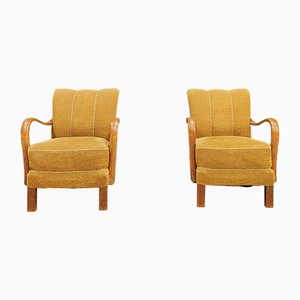 Tweed Armchairs, 1960s, Set of 2