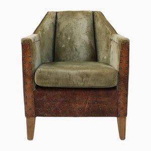 Art Deco Armchair in Leatherette