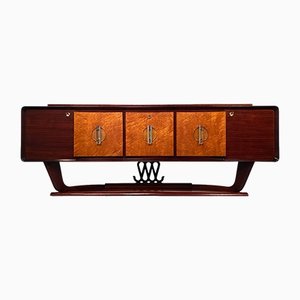 Aparador Art Déco con mueble bar de Osvaldo Borsani, Italia, años 40