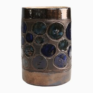 Jarrón de cerámica de Perignem, años 60