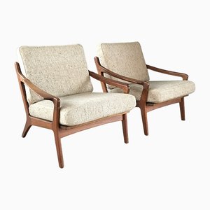 Danish Easy Chairs in Teak by Arne Wahl Iversen for Komfort, 1960s, Set of 2