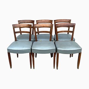 Chairs by Jules Leleu, 1930s, Set of 6