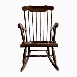 Rocking Chair Vintage en Bois