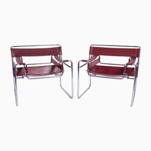Wassily B3 Armchairs by Marcel Breuer, 1920s, Set of 2
