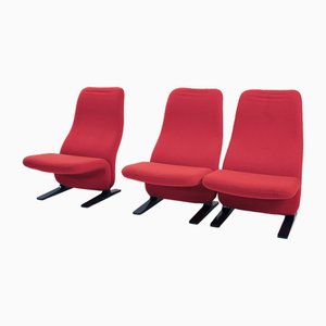 780 Concorde Easy Chairs by Pierre Paulin for Artifort, Set of 3