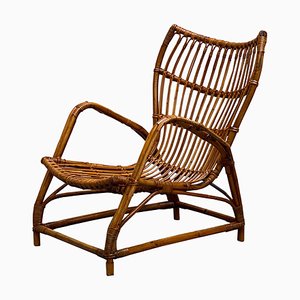 Sessel aus Bambus & Rattan, Italien, 1960er