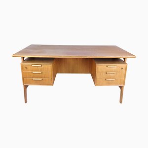 Modell 75 Schreibtisch aus Teak von Gunni Omann, 1960er