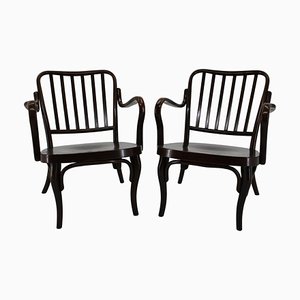 Bentwood No. 752 Armchairs by Josef Frank attributed to Thonet, 1930s, Set of 2